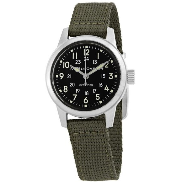 NWT Authentic Bulova VWI Special Edition HACK Automatic Black Dial Men's Watch - Picture 1 of 3